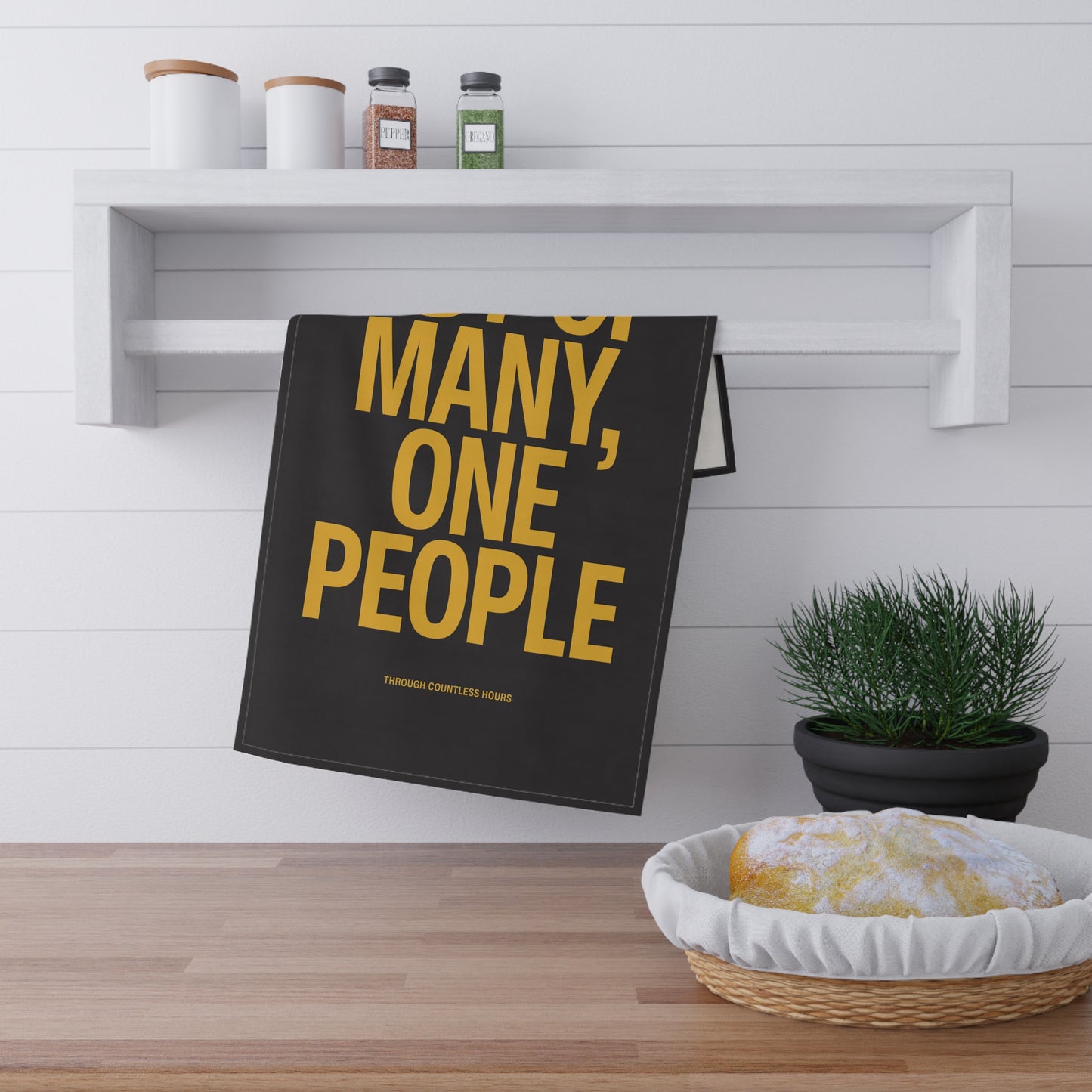 Out Of Many, One People Tea Towel