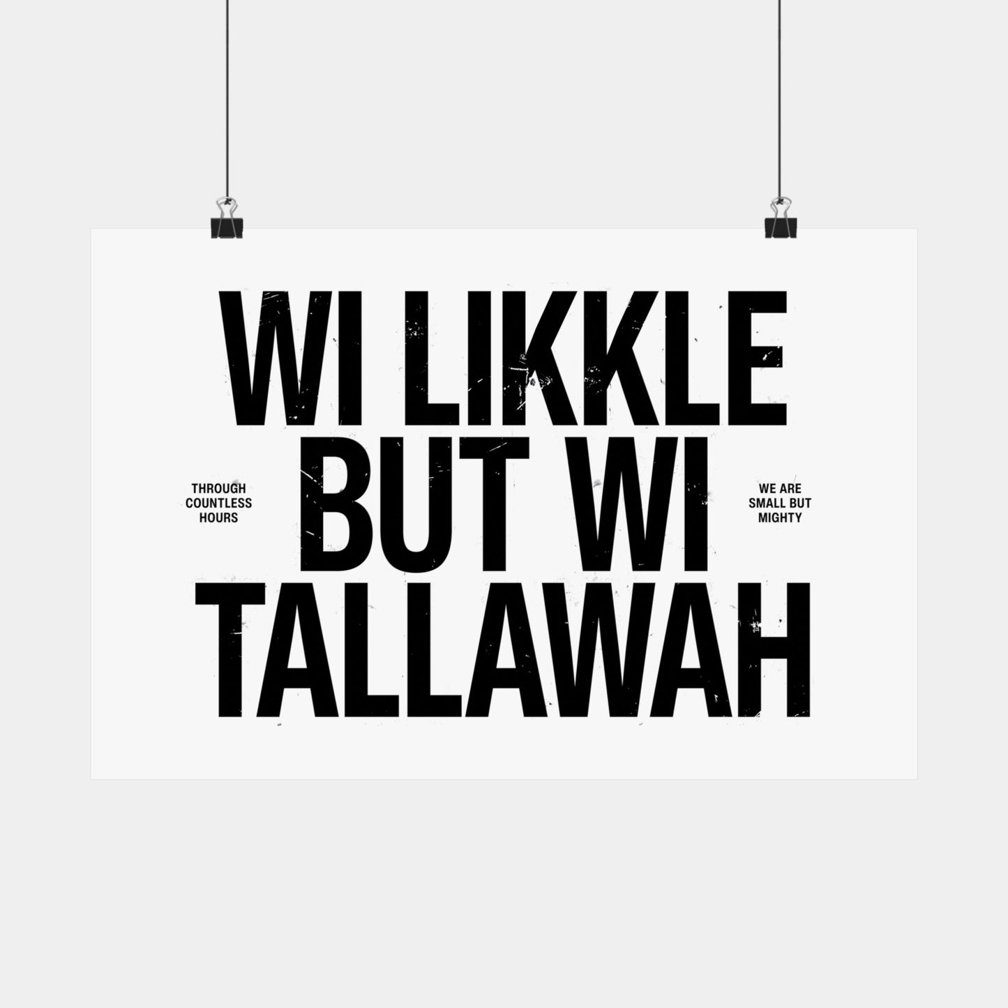 Wi Likkle But Wi Tallawah Poster
